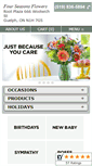 Mobile Screenshot of fourseasonsflowers.ca